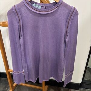 Prada Lavender Knit Top